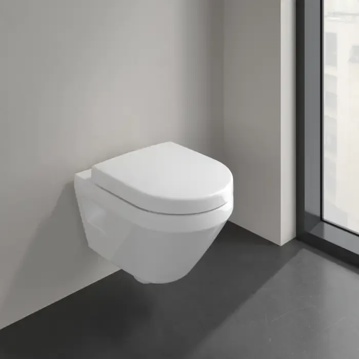 Villeroy & Boch Architectura compact randloos toilet CeramicPlus met AntiBac en TwistFlush rond wit glans Direct Verzonden