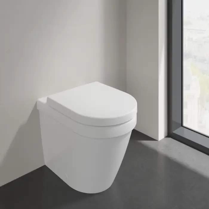 Korting Villeroy & Boch Architectura staand randloos toilet ovaal wit glans