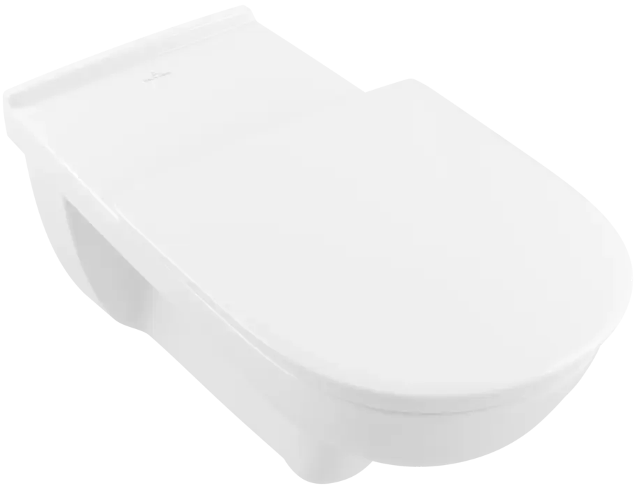 Populair Villeroy & Boch ViCare randloos toilet extra lang met standaard handgrepen wit glans