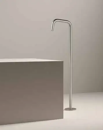 Beste Prijs Hotbath Archie vrijstaande baduitloop RVS