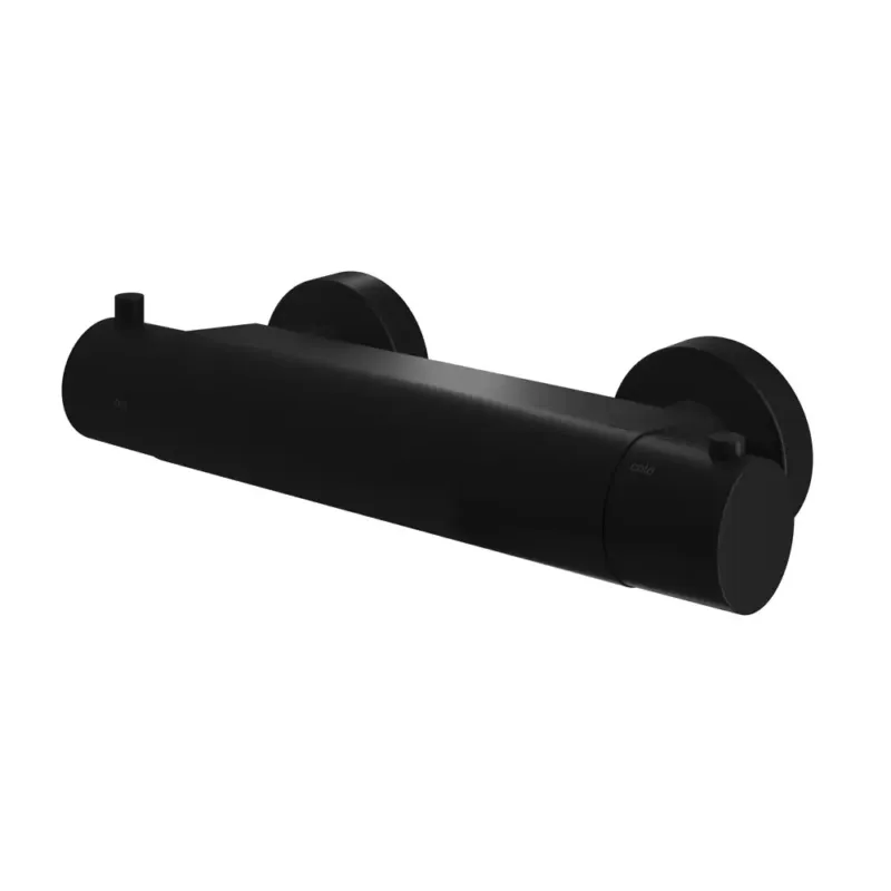 Hotbath Cobber thermostatische douchekraan gepolijst zwart PVD Merkproduct
