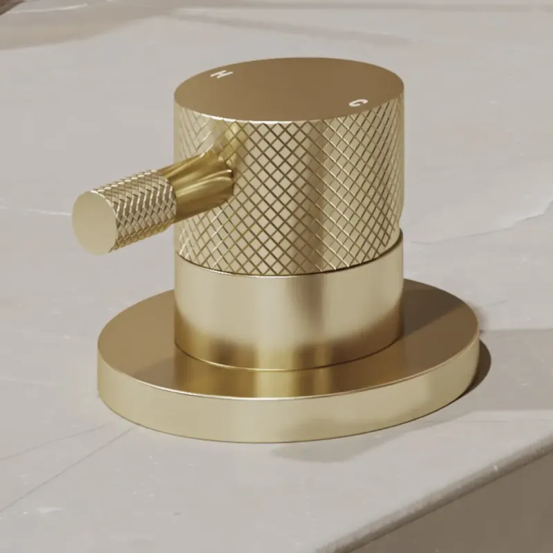 Superprijs Saniclear Brass Curved hendel voor Bond wastafelkraan (SK111643)