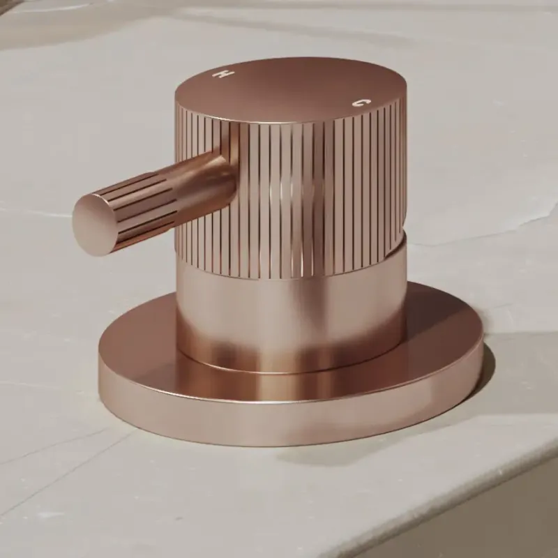 Veilige Betaling Saniclear Copper Stripes hendel voor Bond wastafelkraan (SK111642)