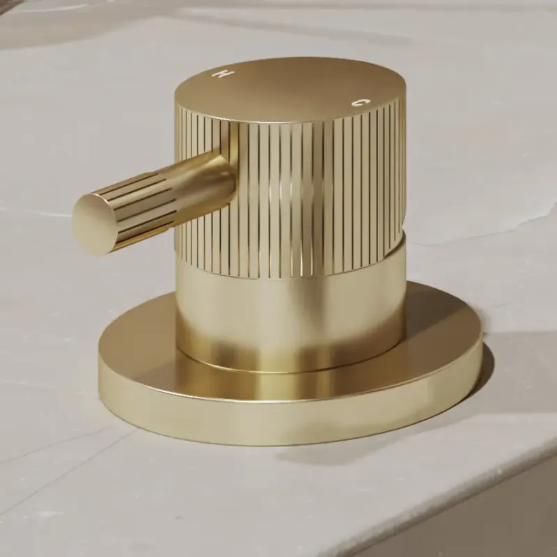 Express Levering Saniclear Brass Stripes hendel voor Bond wastafelkraan (SK111643)