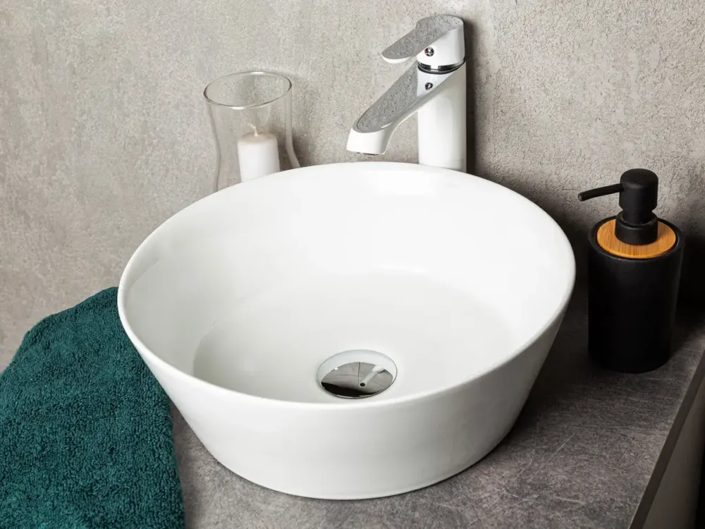 Exclusieve Aanbieding Kerra KR79 waskom rond glans wit 36x36x12cm