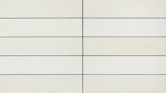 Rechtstreeks Van De Fabrikant Valence Orizz vloertegel bianco mat 6.5x29cm wit