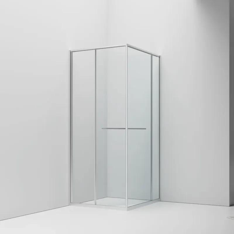 Favoriet SaniGoods Harper douchecabine met schuifdeur 90x90x200cm chroom