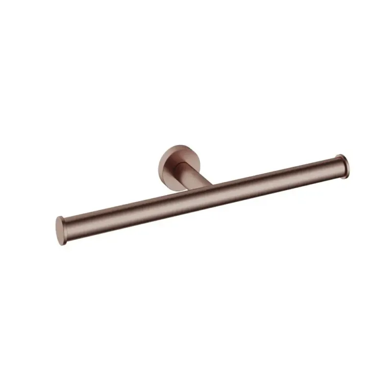 Hotbath &More dubbele toiletrolhouder geborsteld koper PVD Laatste Versie
