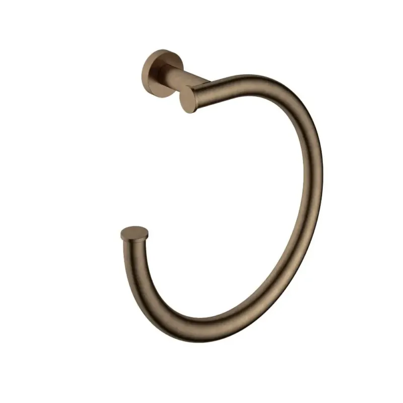 Hete Deal Hotbath &More handdoekring verouderd messing