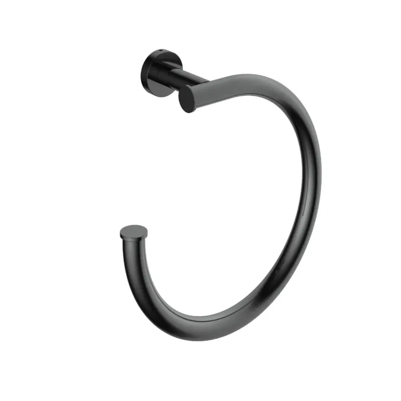 Hotbath &More handdoekring gepolijst zwart PVD Bestseller