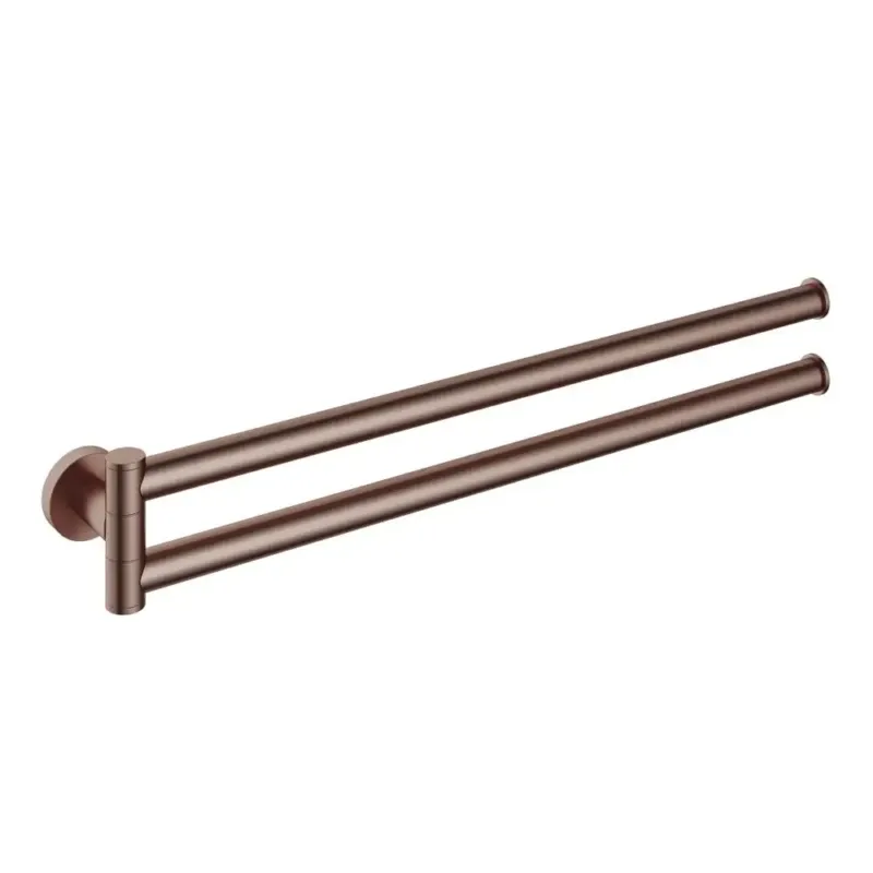Aanbieding Hotbath &More handdoekhouder draaibaar geborsteld koper PVD