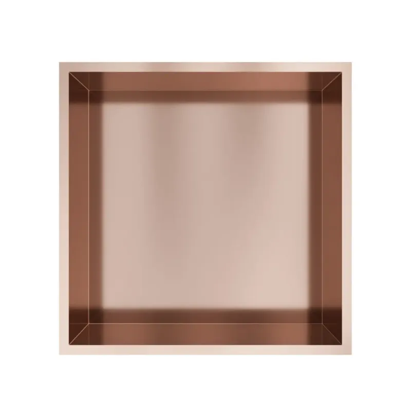 Bestseller Hotbath &More inbouwnis 30x30x10cm geborsteld koper PVD