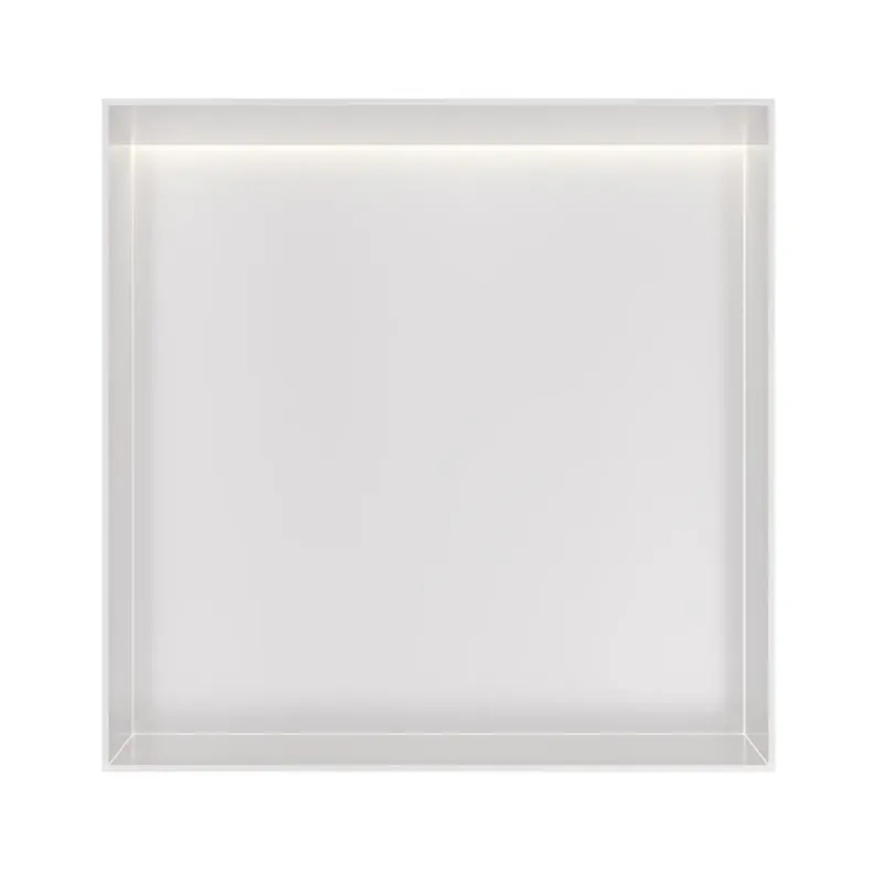 Hotbath &More frameless inbouwnis met verlichting 30x30x10cm wit mat Hete Deal