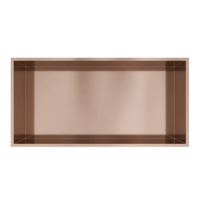 Hotbath &More inbouwnis 30x60x10cm geborsteld koper PVD Snelle Levering