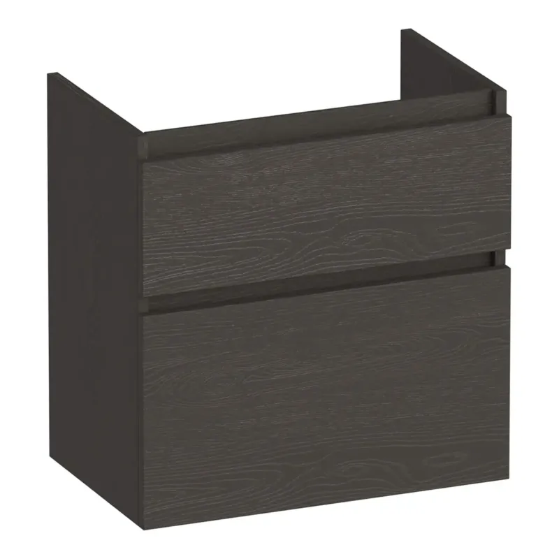 Uitverkoop Brauer Delight onderkast ondiep 60cm met 2 softclose lades timber anthracite