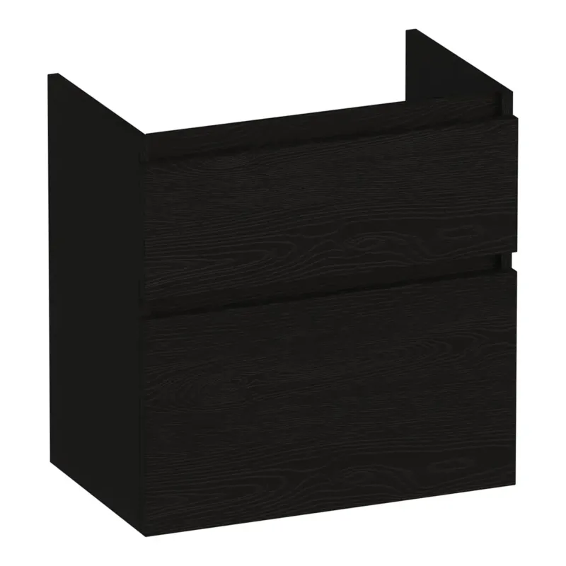 Gereduceerde Prijs Brauer Delight onderkast ondiep 60cm met 2 softclose lades timber black