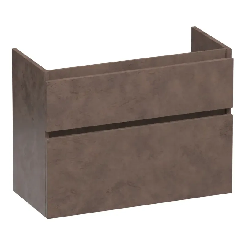 Beperkte Voorraad Brauer Delight onderkast ondiep 80cm met 2 softclose lades erosion