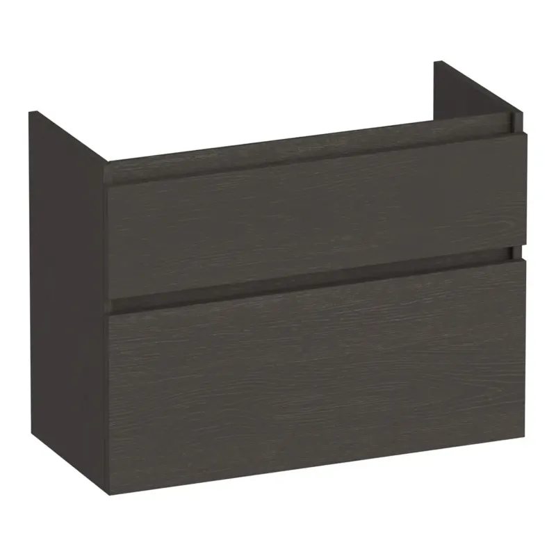Beperkt Aanbod Brauer Delight onderkast ondiep 80cm met 2 softclose lades timber anthracite