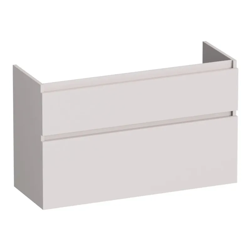 Aanbieding Brauer Delight onderkast ondiep 100cm met 2 softclose lades zand mat
