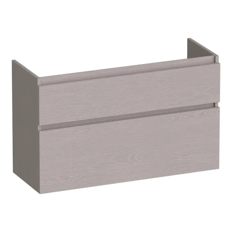 Snelle Levering Brauer Delight onderkast ondiep 100cm met 2 softclose lades timber greige