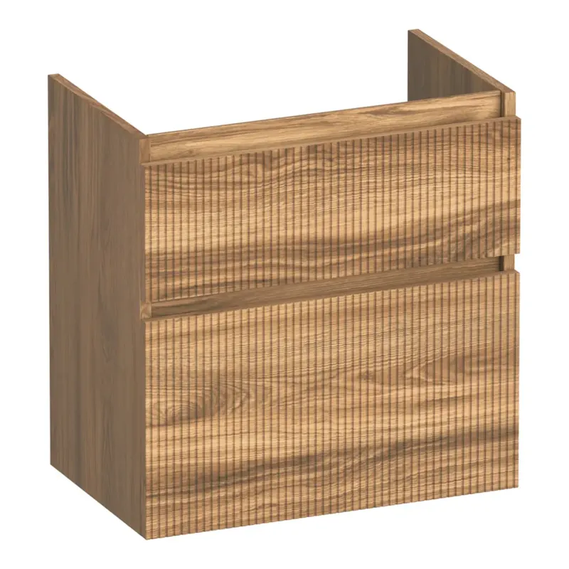 Betrouwbaar Brauer Delight Wavy onderkast ondiep 60cm met 2 softclose lades honey