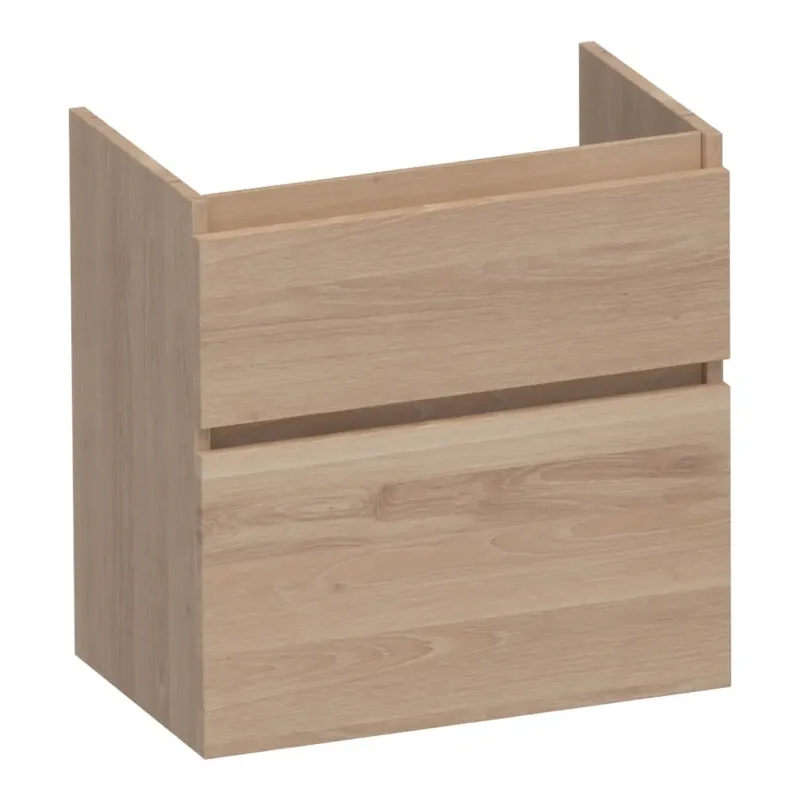 Betaalbaar Brauer Delight onderkast ondiep 60cm met 2 softclose lades lamellen eiken naturel