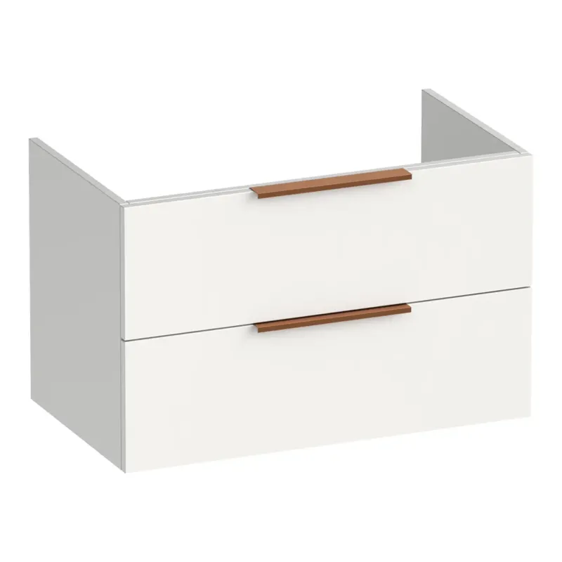 Lage Prijs Brauer Elevate onderkast 80cm met 2 softclose lades wit glans