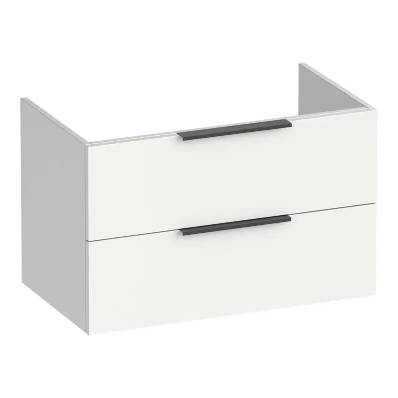 Brauer Elevate onderkast 80cm met 2 softclose lades wit mat Flitsaanbieding