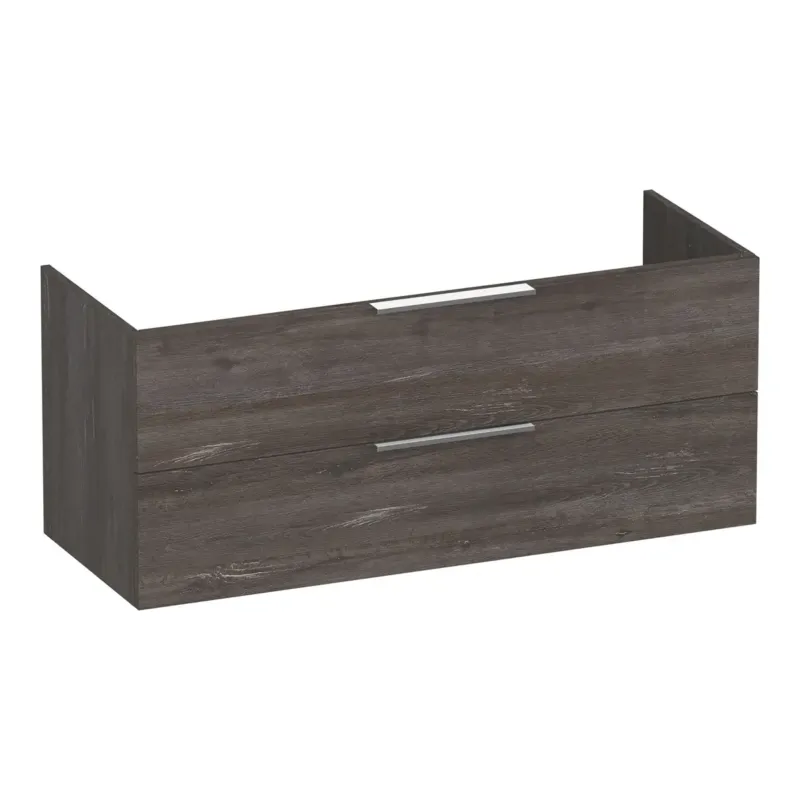 Voordeelprijs Brauer Elevate onderkast 120cm met 2 softclose lades en 2 sifon uitsparingen driftwood