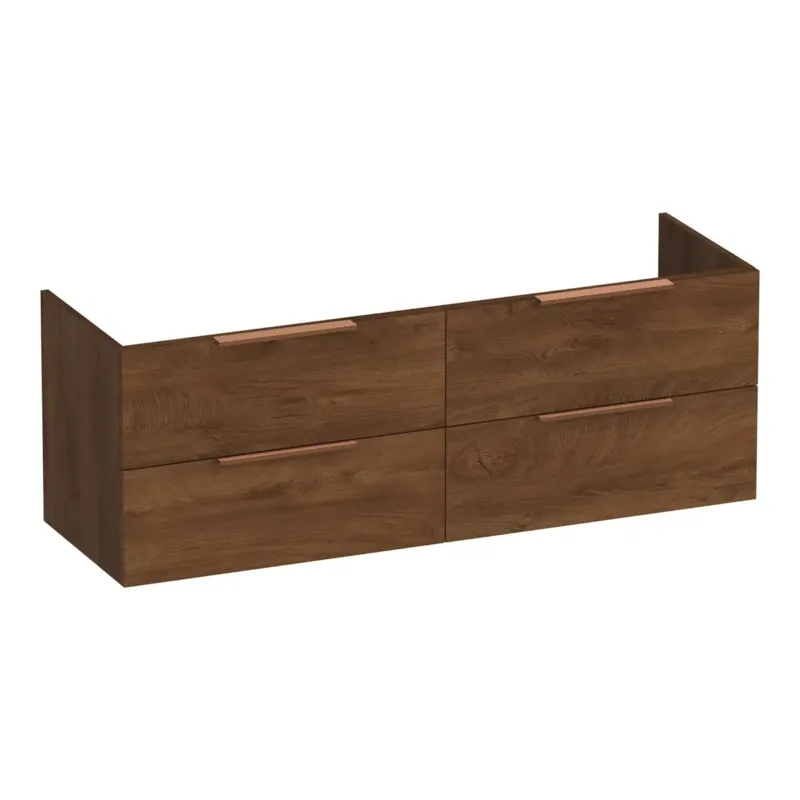 Brauer Elevate onderkast 140cm met 4 softclose lades forest cacao Weekendaanbieding