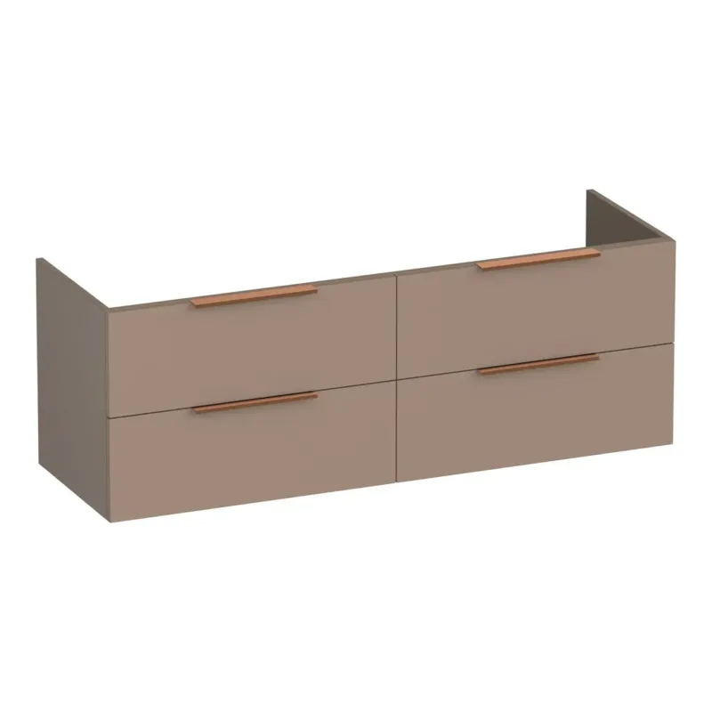 Premium Brauer Elevate onderkast 140cm met 4 softclose lades mokka mat
