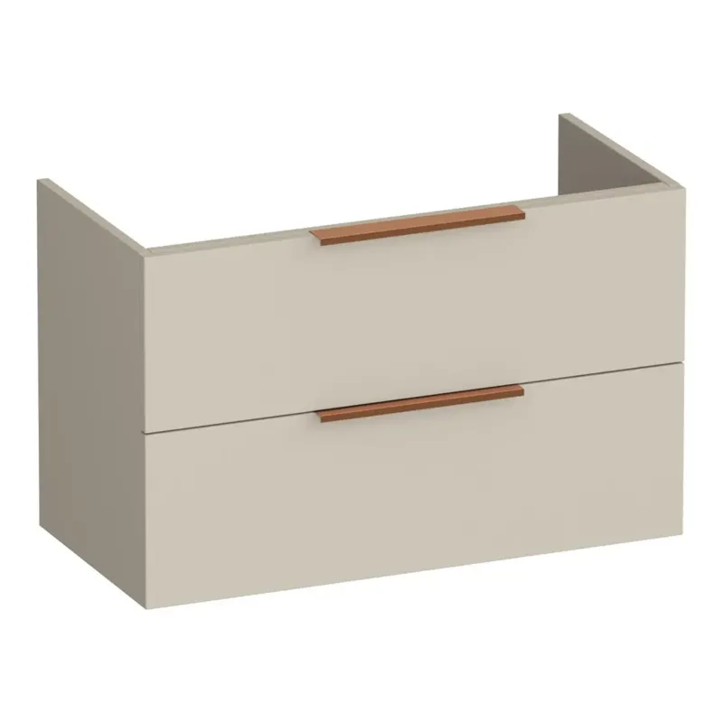 Veilige Betaling Brauer Elevate onderkast ondiep 80cm met 2 softclose lades beige mat