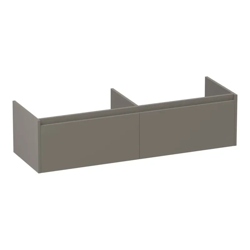 Tijdelijk Beschikbaar Brauer Embrace onderkast 140cm met 2 softclose lades taupe mat