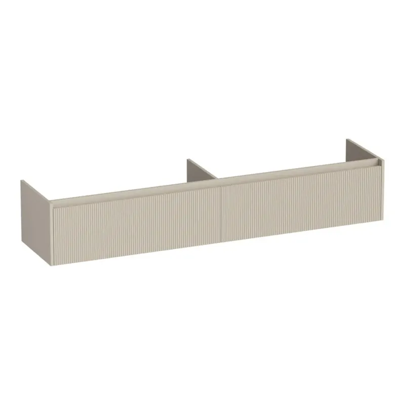 Brauer Embrace Wavy onderkast 200cm met 2 softclose lades beige mat Superprijs