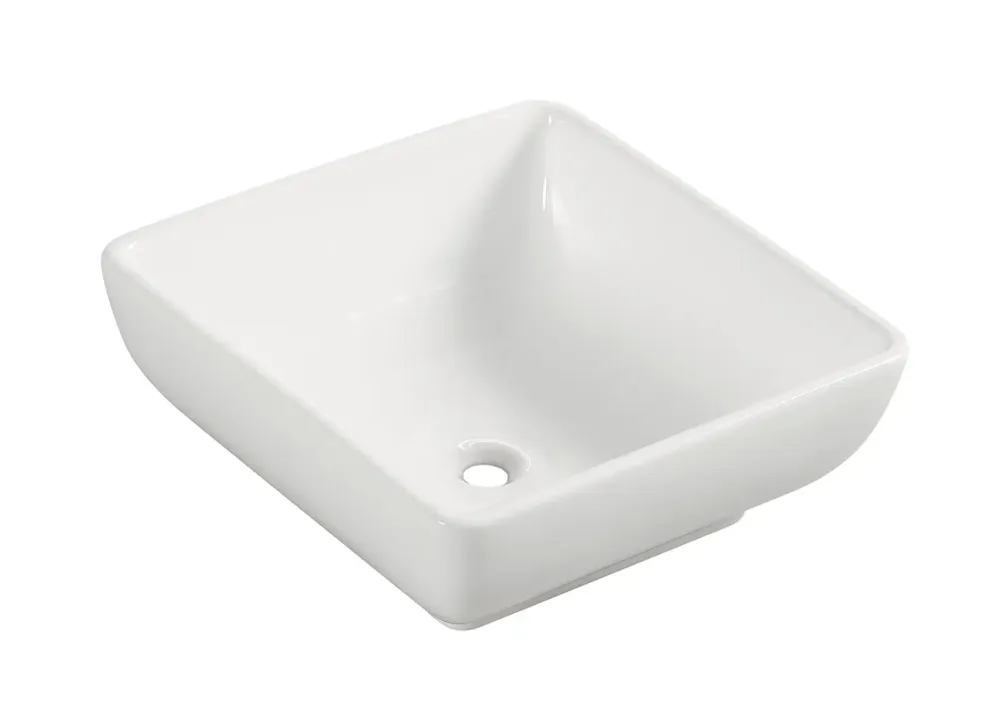 Mueller Tapa opzet wastafel 40x40x15cm wit Exclusieve Aanbieding