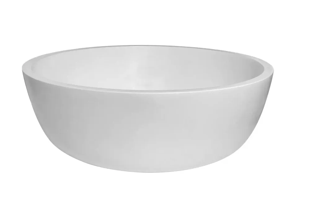 Best Design New-Stone Astoria opbouw waskom 42x15cm mat wit Direct Verzonden