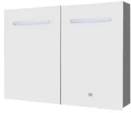 Best Design Miracle LED spiegelkast 90x60cm aluminium Meest Verkocht