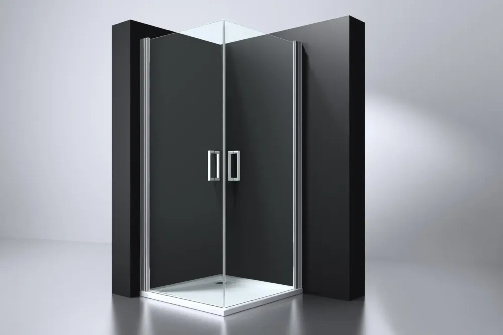 Best Design Arek vierkante douchecabine met 2 deuren 100x100cm anti-kalk Fabrieksprijs