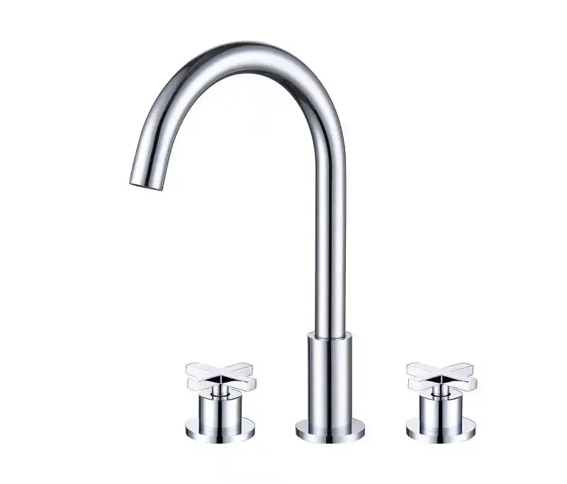 Best Design New Jax wastafelkraan 3-gats chroom Seizoensaanbieding
