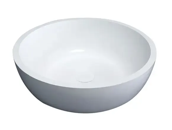 Best Design New Stone Astoria opbouw waskom 42cm glans wit Favoriet