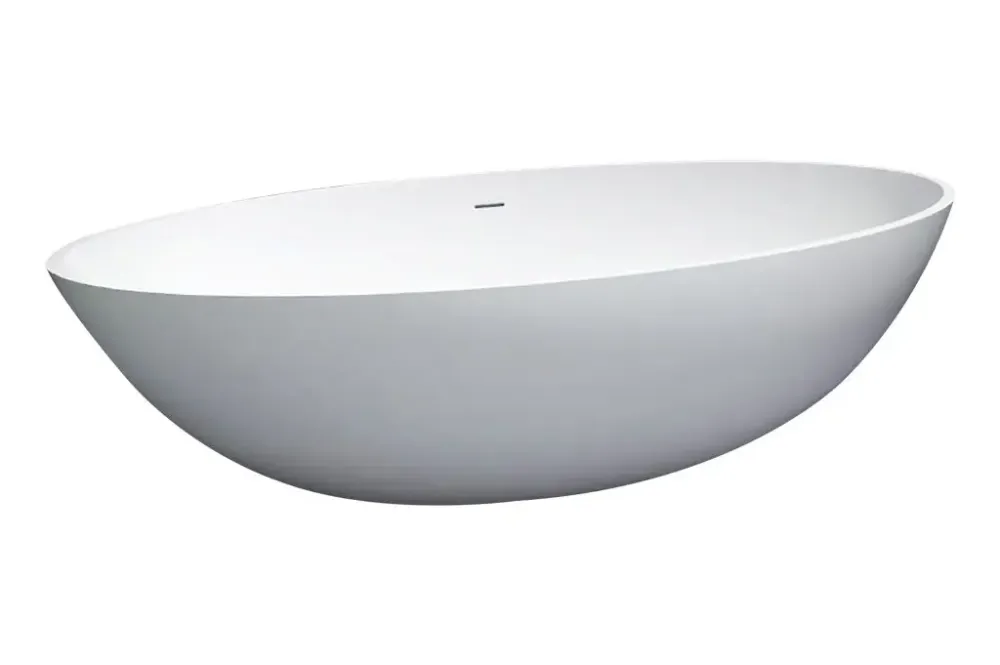 Snelle Levering Best Design Solid New Stone vrijstaand bad 180x85x52cm mat wit