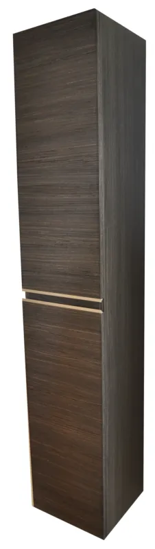 Gereduceerde Prijs Mueller Lida badkamerkast 160x30x30cm houtnerf grijs