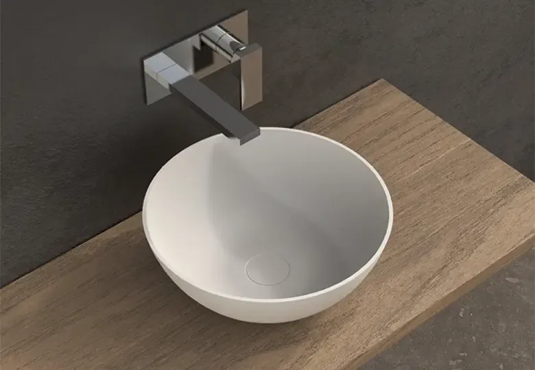 SSI Design Solid Thin waskom 39x14,5cm mat wit Beste Prijs