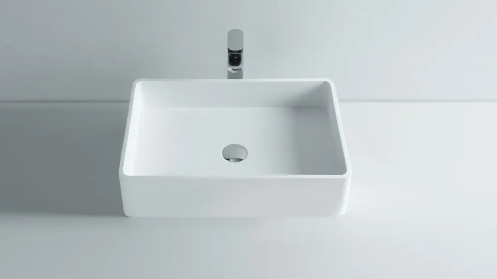 Koop Vandaag SSI Design Mississippi wastafel Solid Surface 60x40x15cm