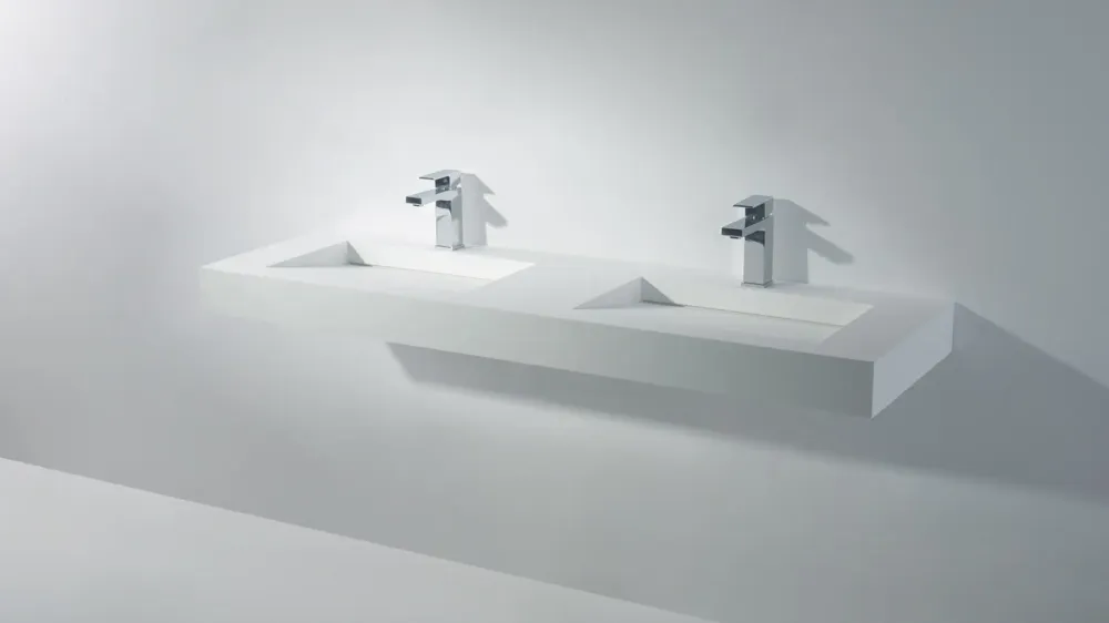 Meest Verkocht SSI Design Indiana wastafel Solid Surface 150x46x10cm