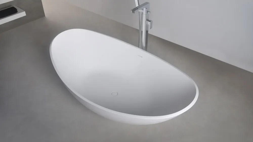 Weekendaanbieding SSI Design Mexico vrijstaand bad Solid Surface 180x100x62cm