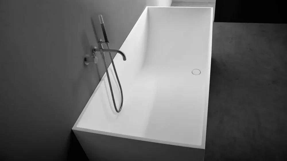 Bestel Nu SSI Design Torres vrijstaand bad Solid Surface 180x76x58cm