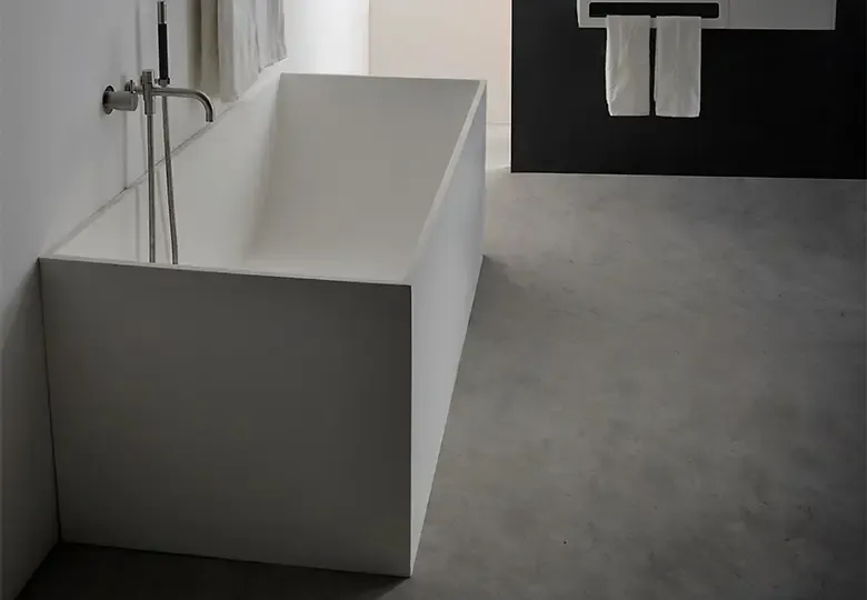 SSI Design Ritos vrijstaand bad Solid Surface 170x72x55cm Finale Uitverkoop