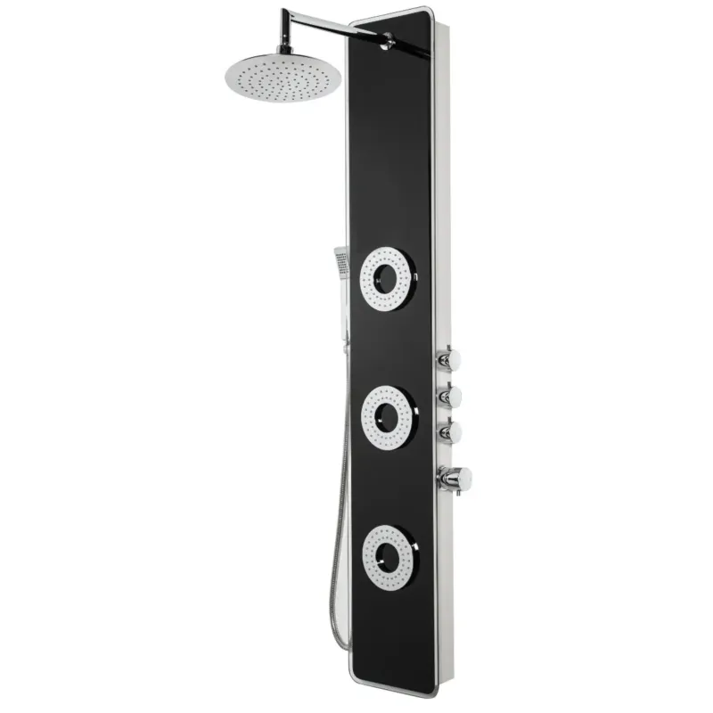 Speciale Aanbieding Kerra Tore Black douchekolom 150x25cm