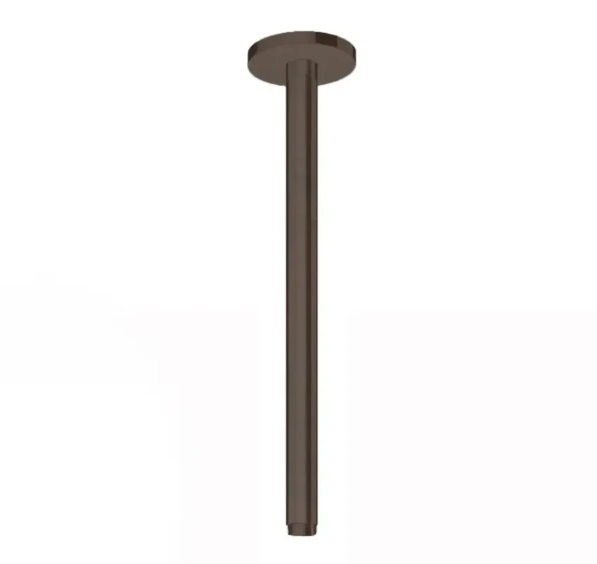Gratis Retour Hotbath Cobber Douchearm Plafondmontage Rond 30cm Verouderd Messing CB453